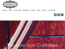 Tablet Screenshot of americancraftsmanworkshop.com